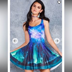 Large Blackmilk FOREST IN THE SKY EVIL SKATER DRESS